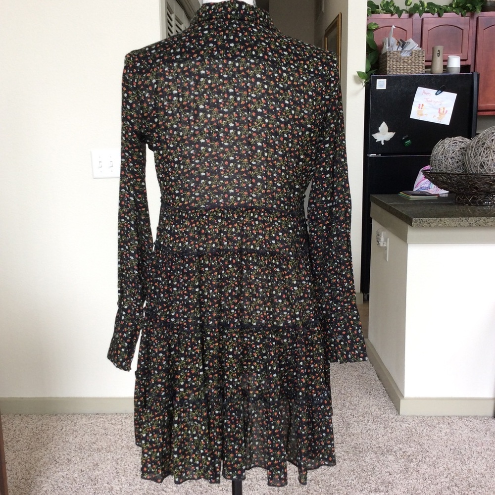 🌻 Ralph Lauren Boohoo Flowered Mini Dress 🌻 - Picture 3 of 7